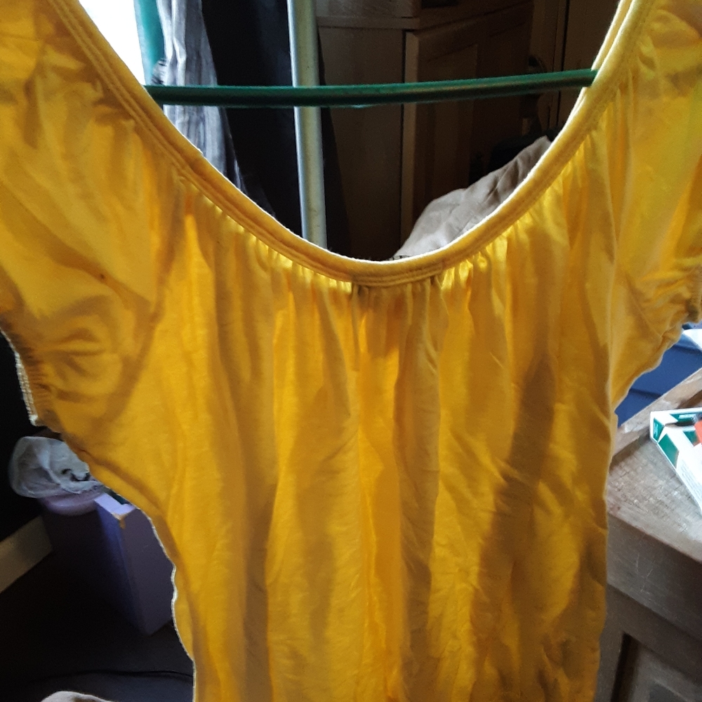 Flourish yellow shirt
